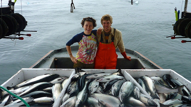 A day fishing in Alaska